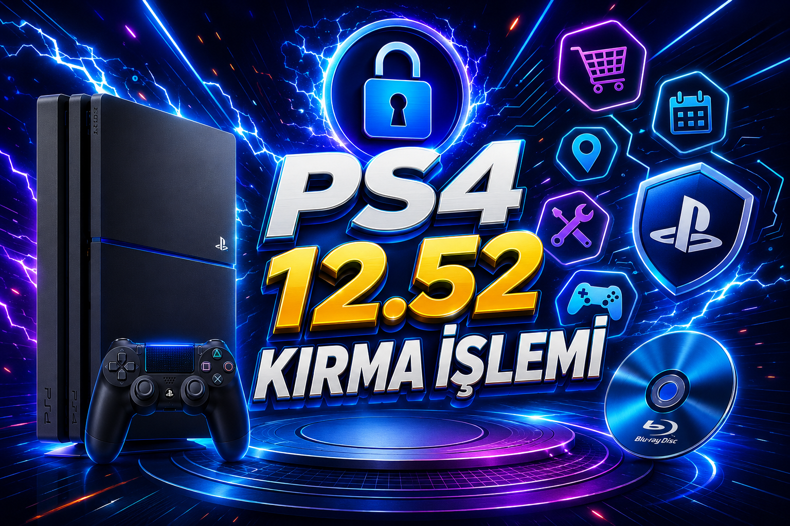 PS4 12.52 KIRMA İŞLEMİ VE DİSK SİPARİŞİ