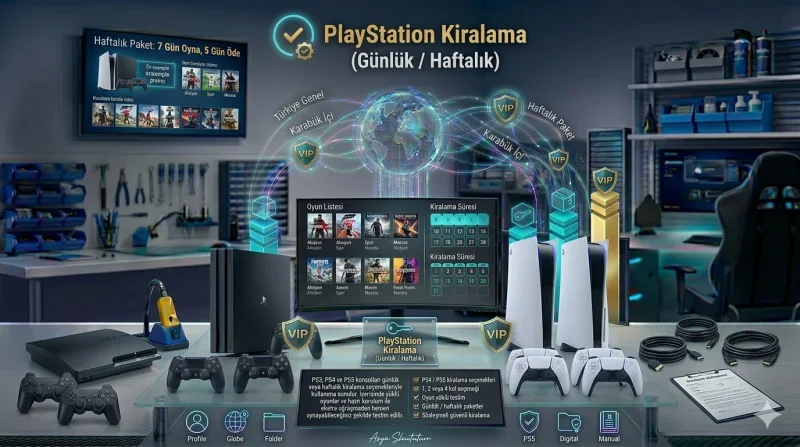 🎮 PlayStation Cafe & Konsol Kiralama