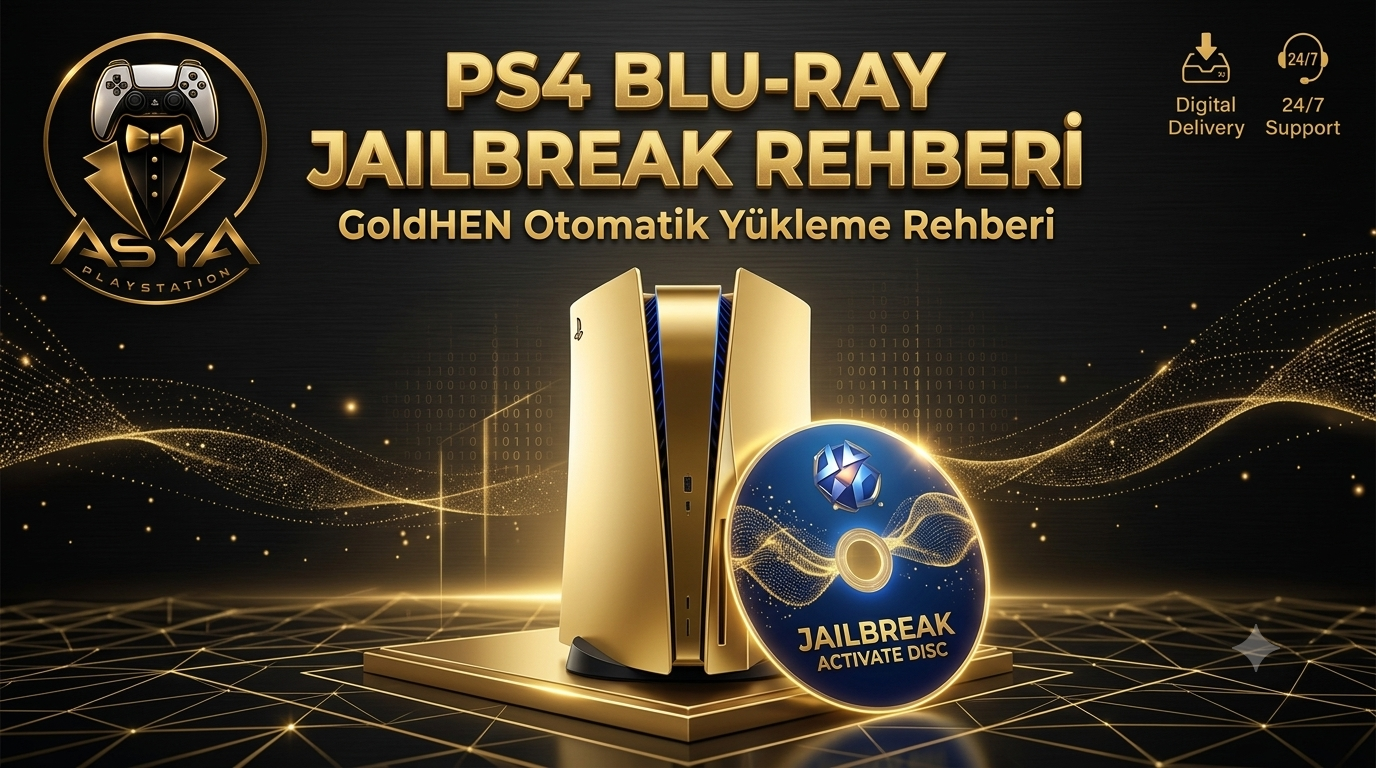 PS4 Blu-ray Sürücü Yöntemi ile Jailbreak Rehberi