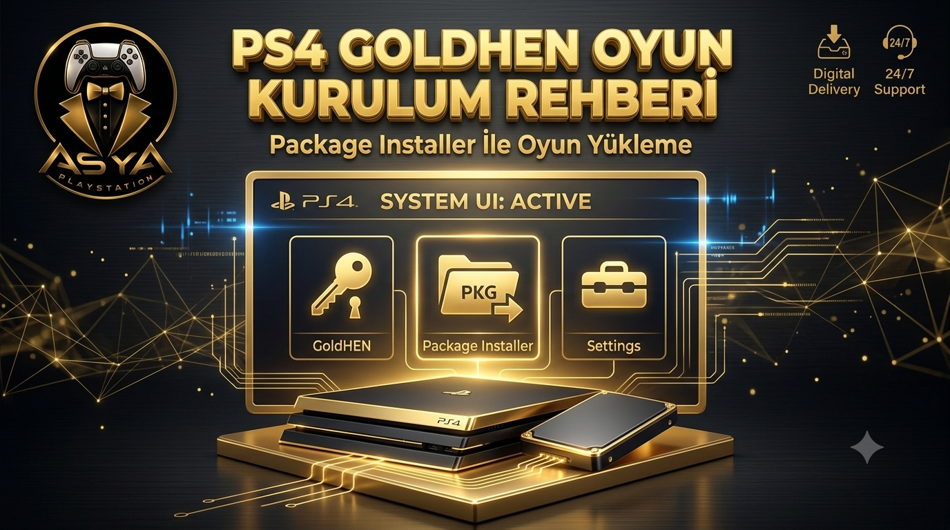 PS4 GoldHEN Package Installer Oyun Kurulum Rehberi