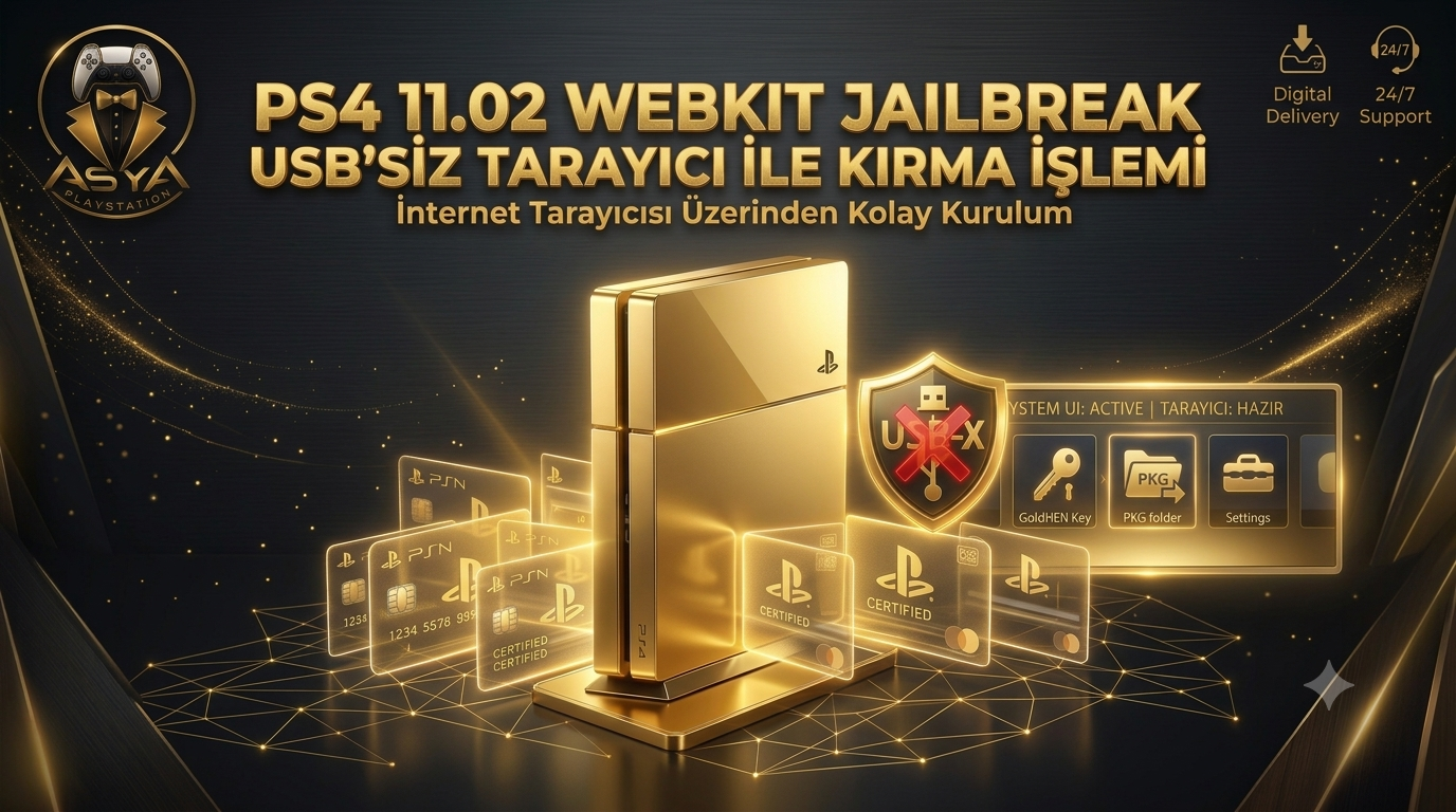 PS4 11.02 Yeni WebKit Jailbreak Rehberi